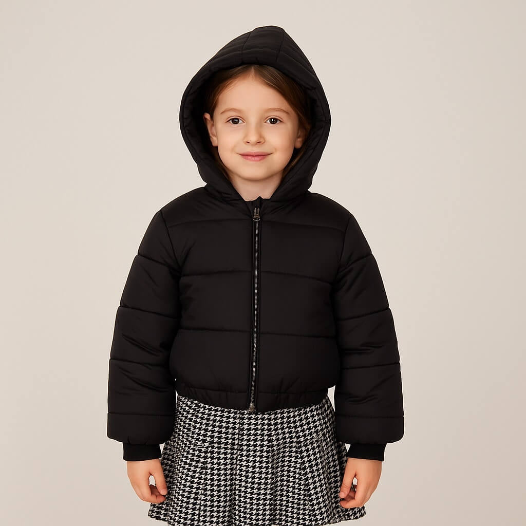 Wattierte Mädchenjacke