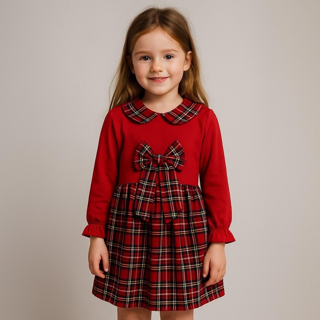 Schottenkleid für Mädchen