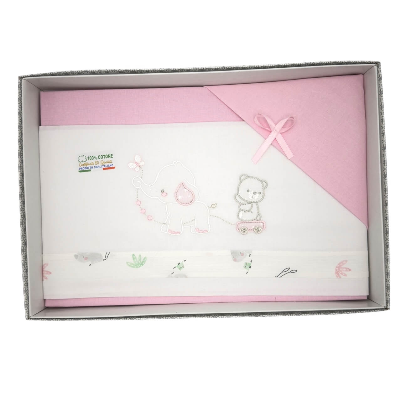 Completo Culla/Lettino Batuffolini 100% Cotone