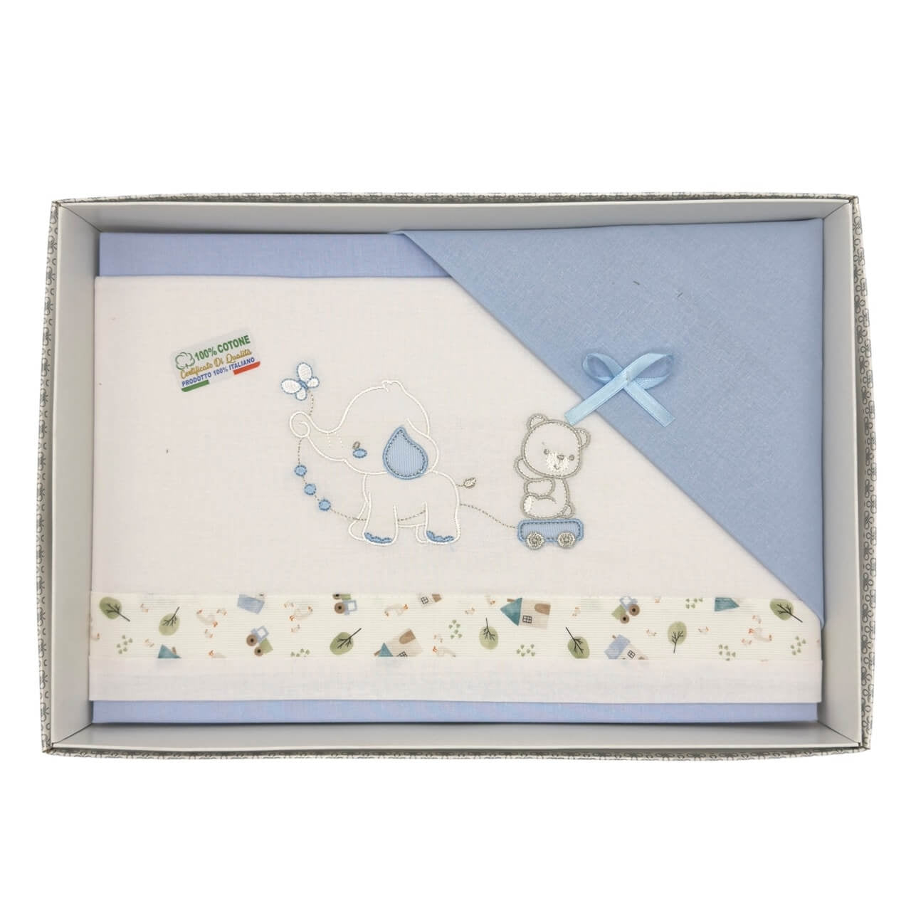 Komplettes Wiegen-/Kinderbett-Set, 100 % Baumwolle
