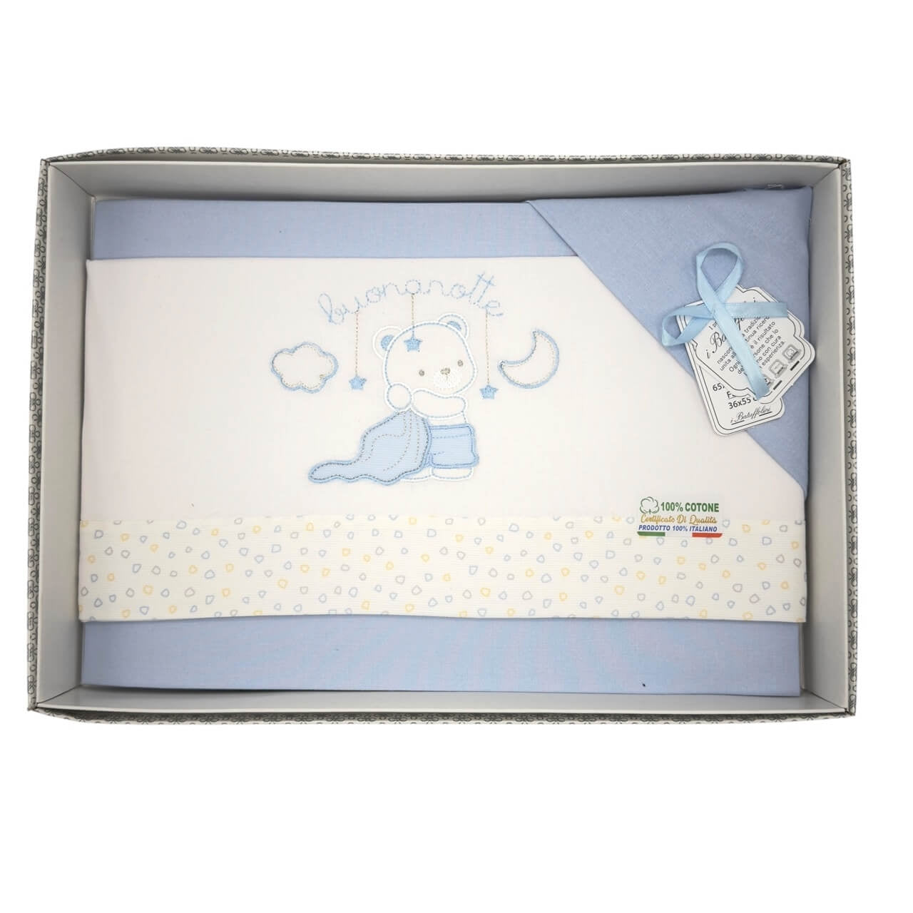 Komplettes Wiegen-/Kinderbett-Set, 100 % Baumwolle