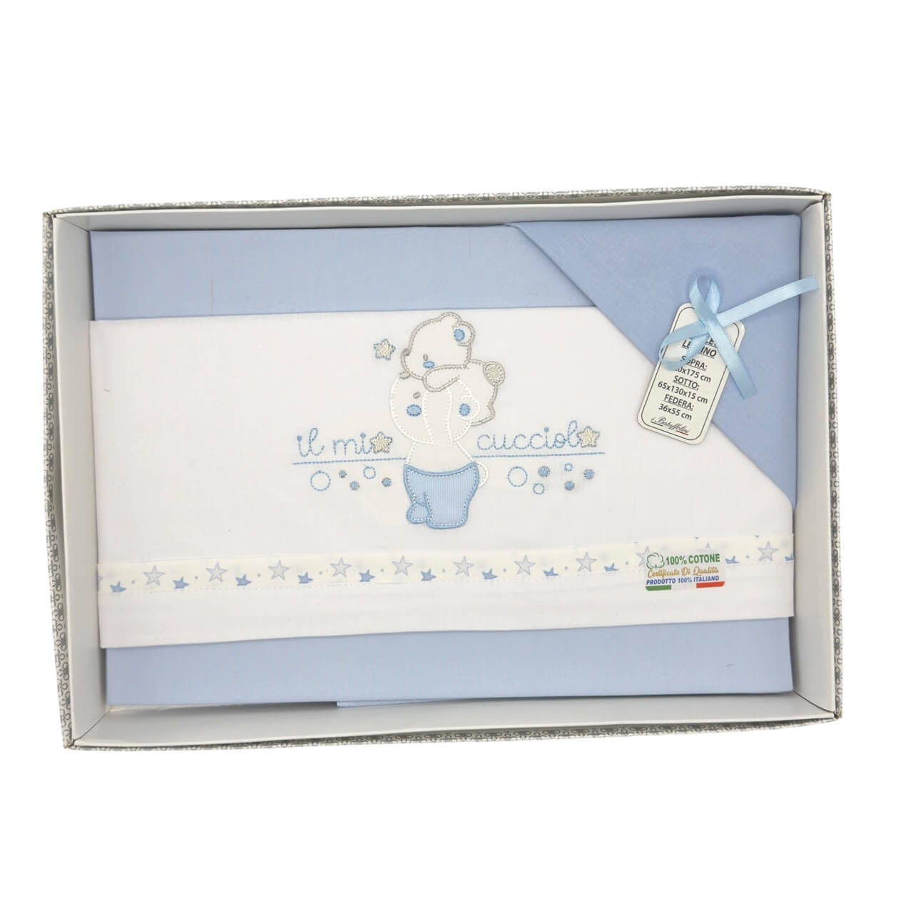 Komplettes Wiegen-/Kinderbett-Set, 100 % Baumwolle