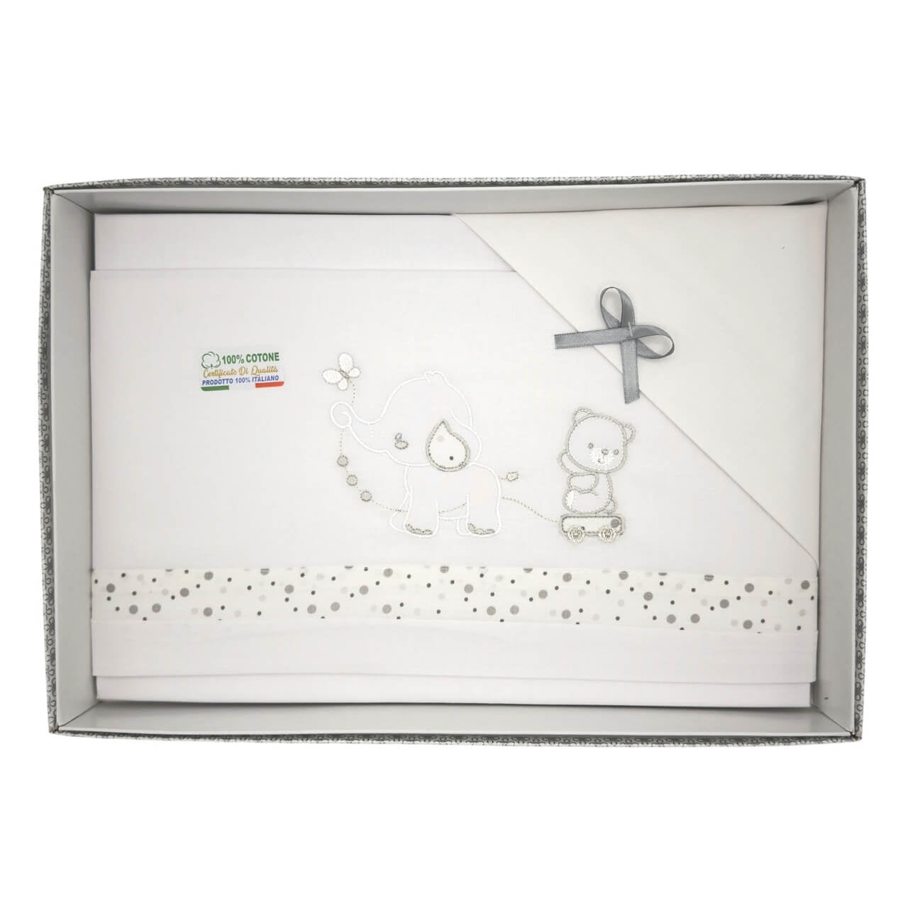 Komplettes Wiegen-/Kinderbett-Set, 100 % Baumwolle
