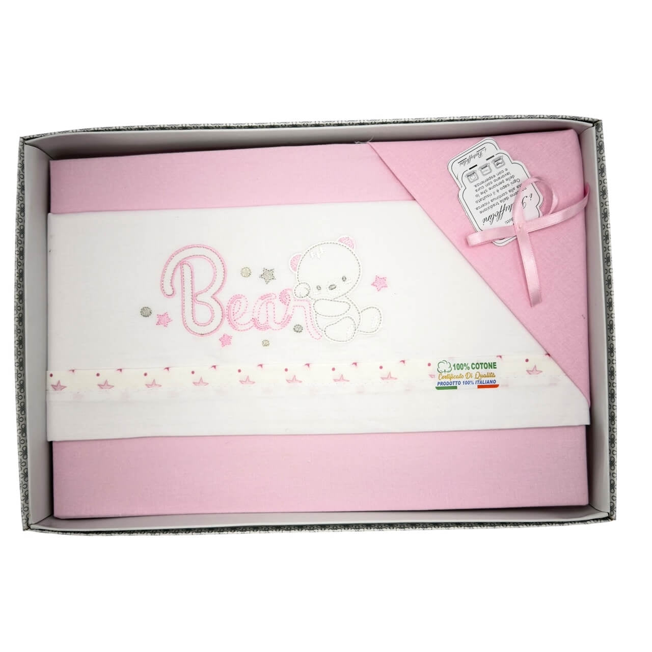 Batuffolini Kinderwagen-Set aus 100 % Baumwolle