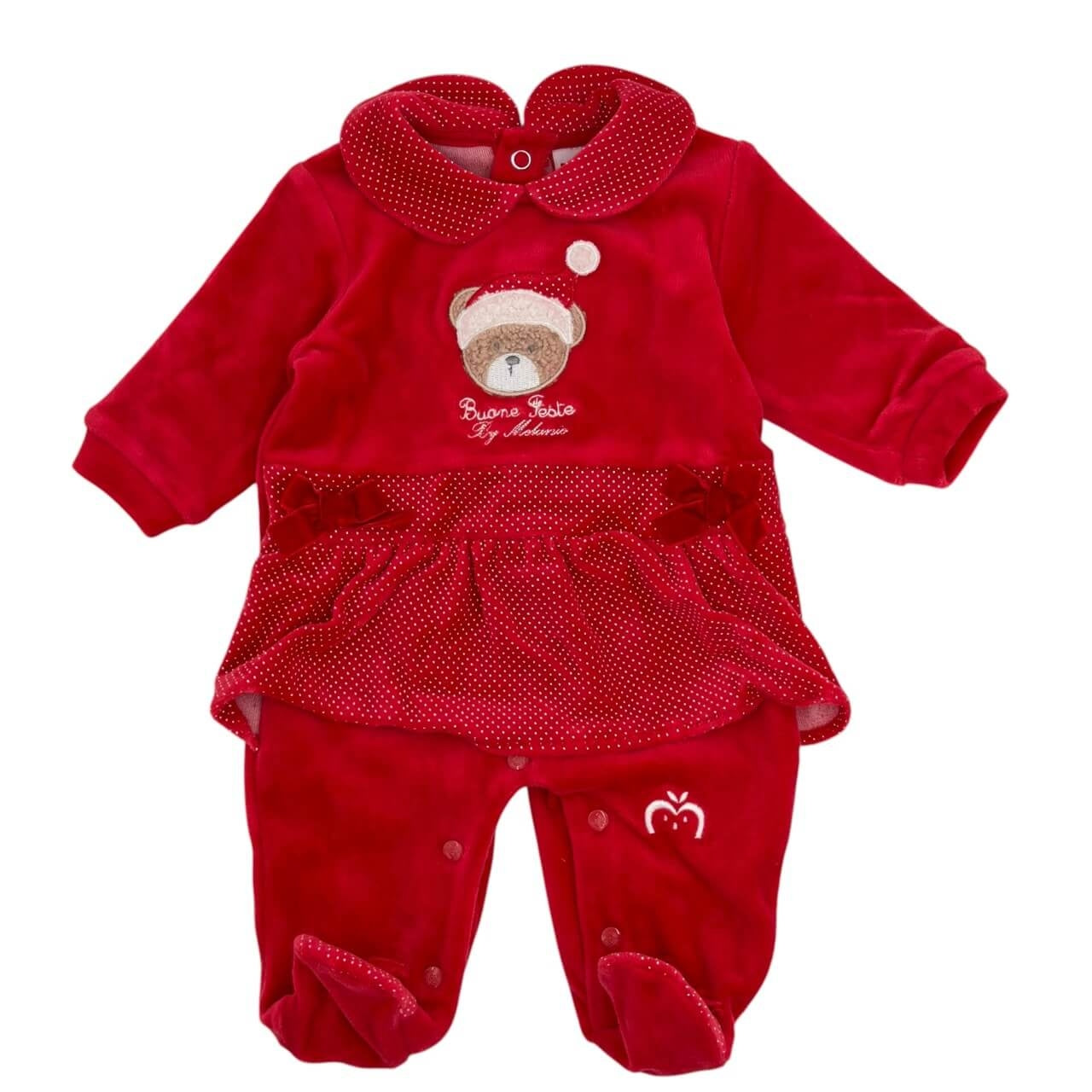 Strampler Melanie Weihnachts-Frottee