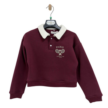 Felpa Invernale Bimba Collo Polo