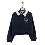 Felpa Invernale Bimba Collo Polo
