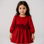 Kleid aus Samt für Babys