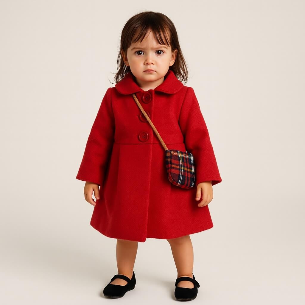 Baby-Mädchen-Mantel
