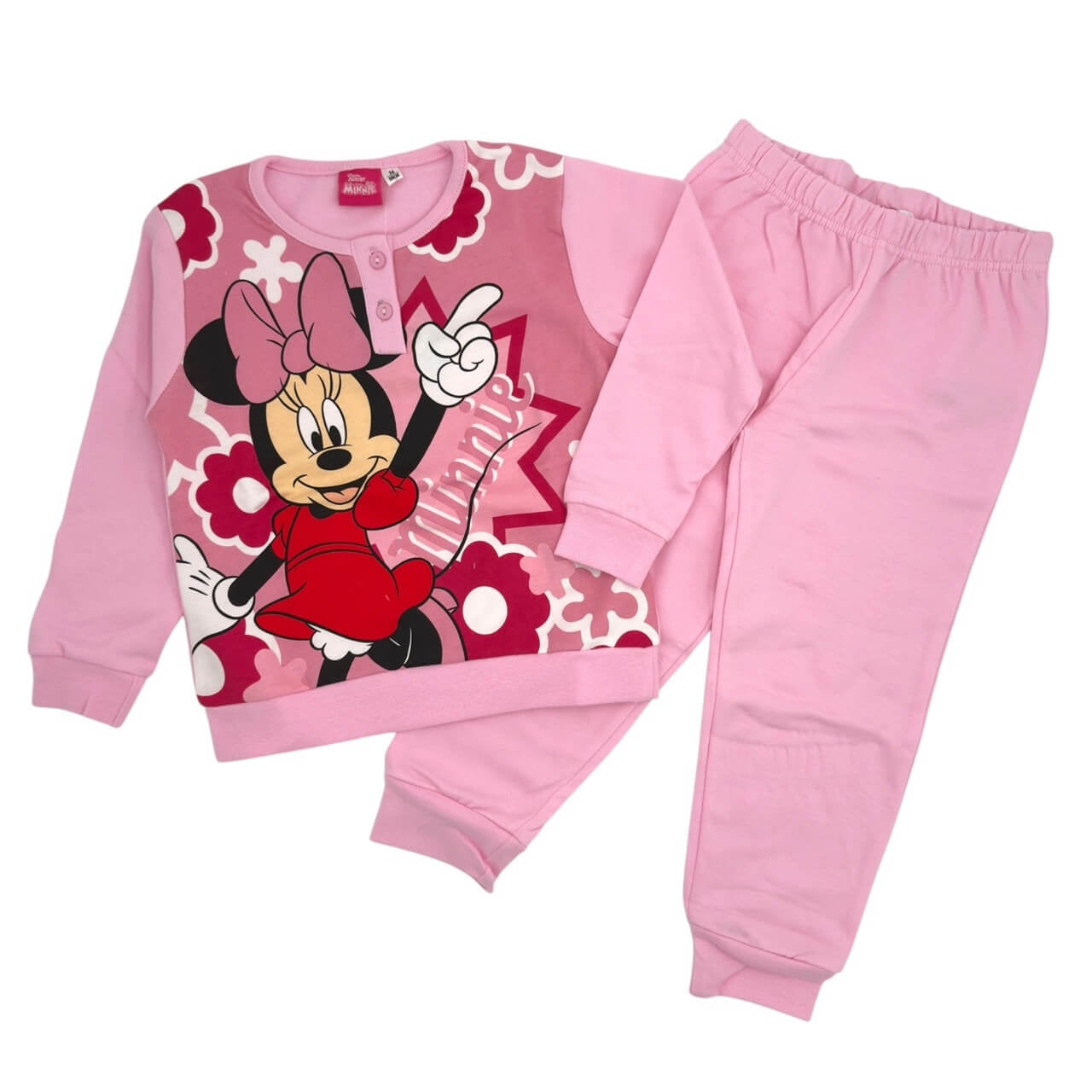 Minnie-Fleece-Schlafanzug für Mädchen
