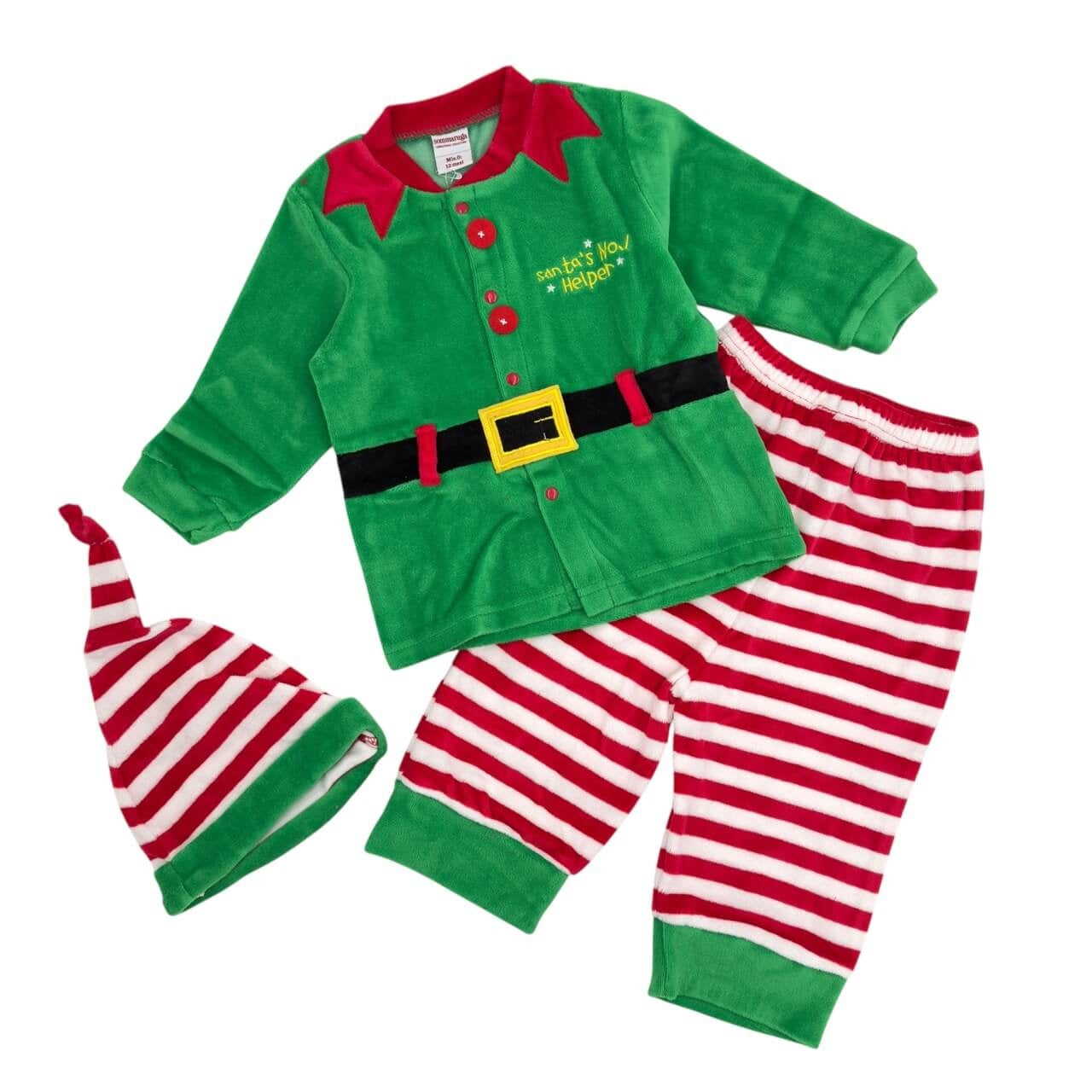 Komplettes Set Weihnachts-Plüsch-Elf für Neugeborene