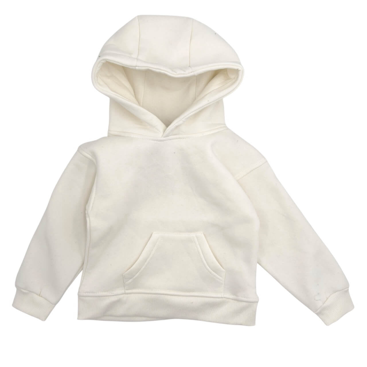 Gefütterter, kurzer Winter-Kapuzenpullover
