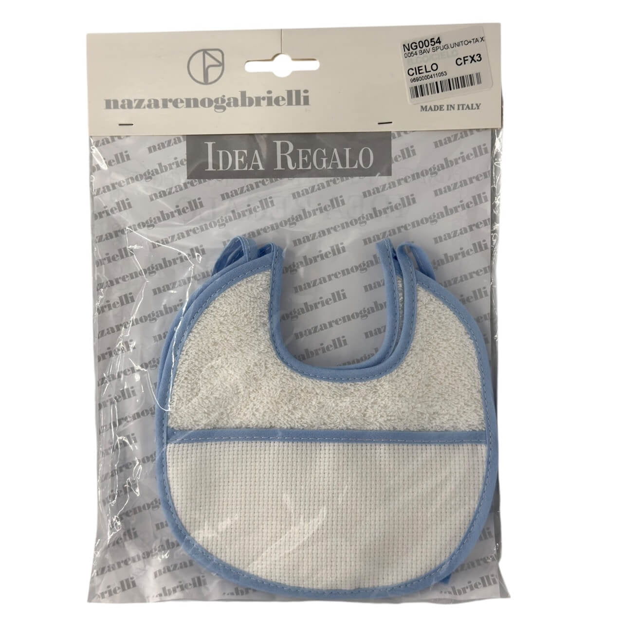 Besticktes Lätzchen mit Ida Canvas