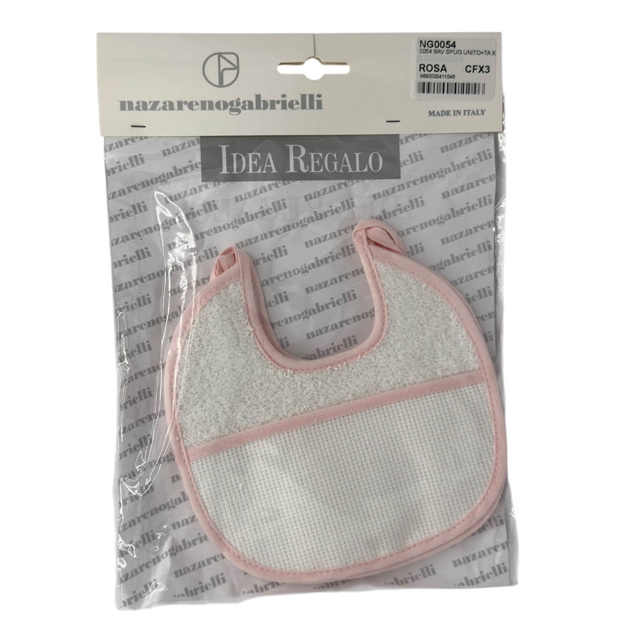 Besticktes Lätzchen mit Ida Canvas