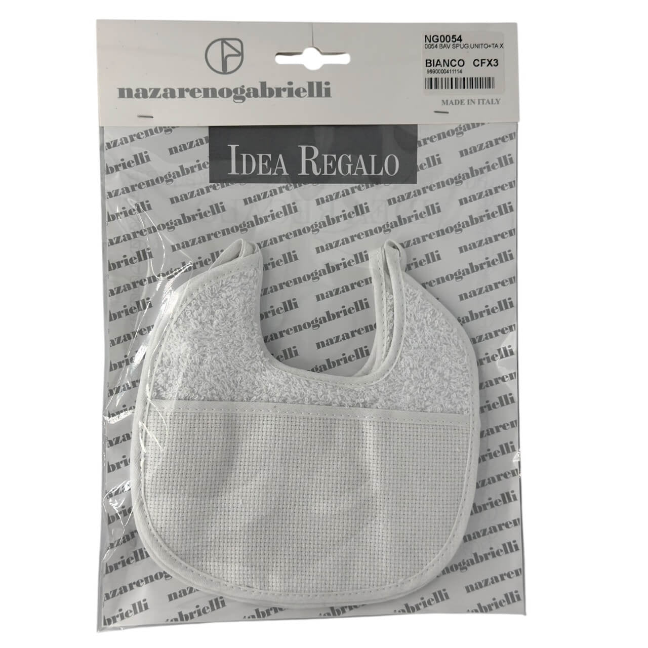 Besticktes Lätzchen mit Ida Canvas