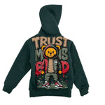 Gefüttertes Winter-Sweatshirt für Kinder, hinten bedruckt