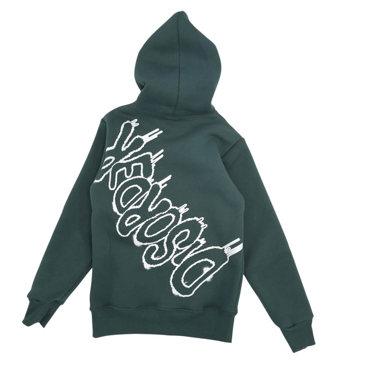 Winter-Sweatshirt, angeraut, für Kleinkinder, mit Print auf der Rückseite