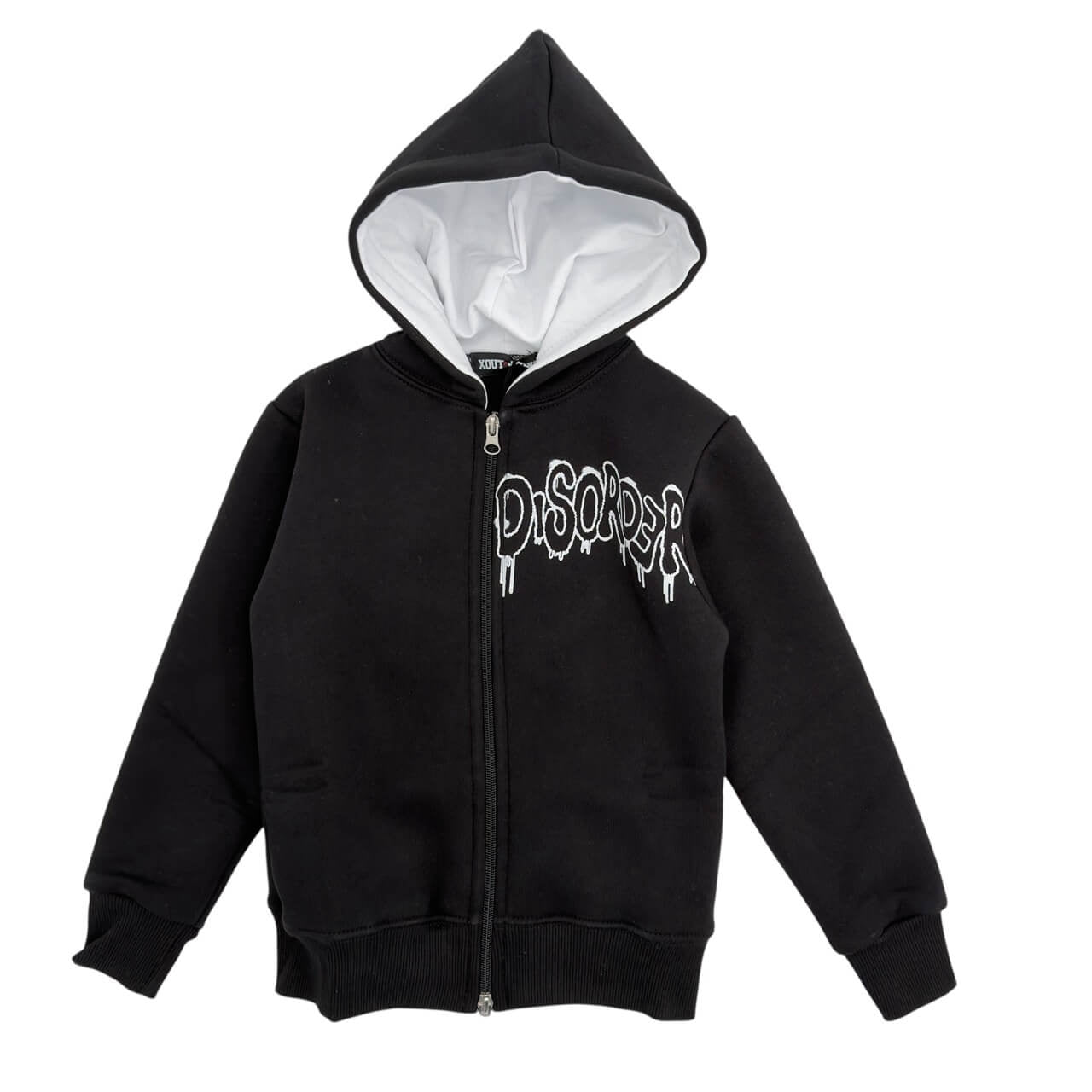 Gefüttertes Winter-Sweatshirt für Kleinkinder mit bedrucktem Rücken