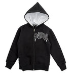 Gefüttertes Winter-Sweatshirt für Kleinkinder mit bedrucktem Rücken