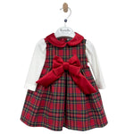 Schottenkleid für Neugeborene