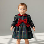 Baby-Schottenkleid