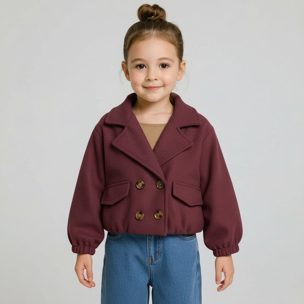 Felpa/Giubbotto Bimba Camoscio