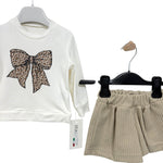 Plüschiges Baby-Mädchen-Outfit