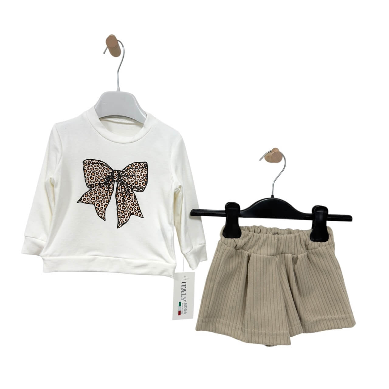 Plüschiges Baby-Mädchen-Outfit