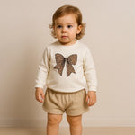 Plüschiges Baby-Mädchen-Outfit