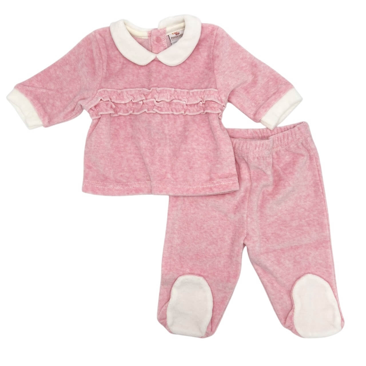 Tutina 2 pezzi ciniglia Preziosini