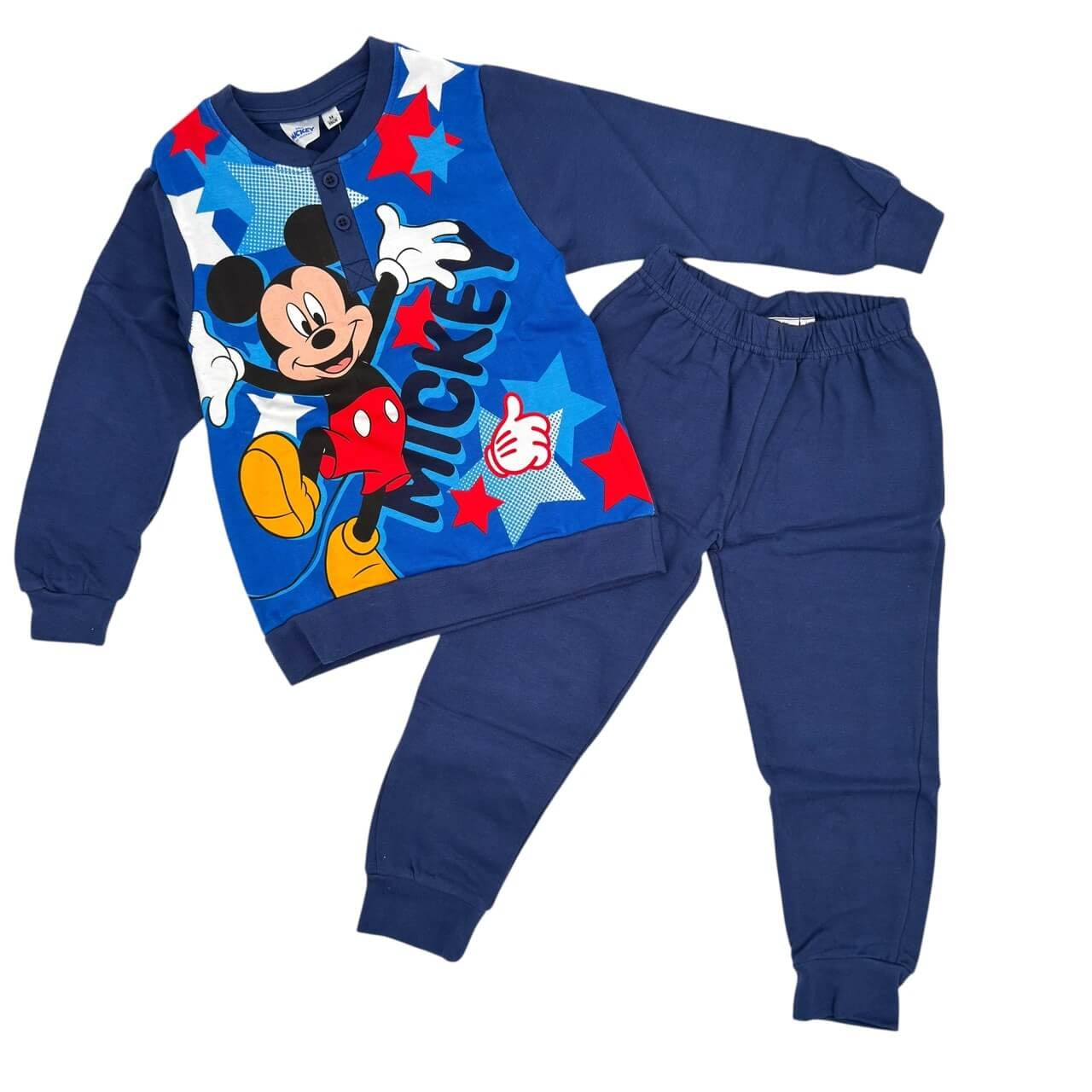 Pyjama aus Fleece mit Micky Maus für Kleinkinder