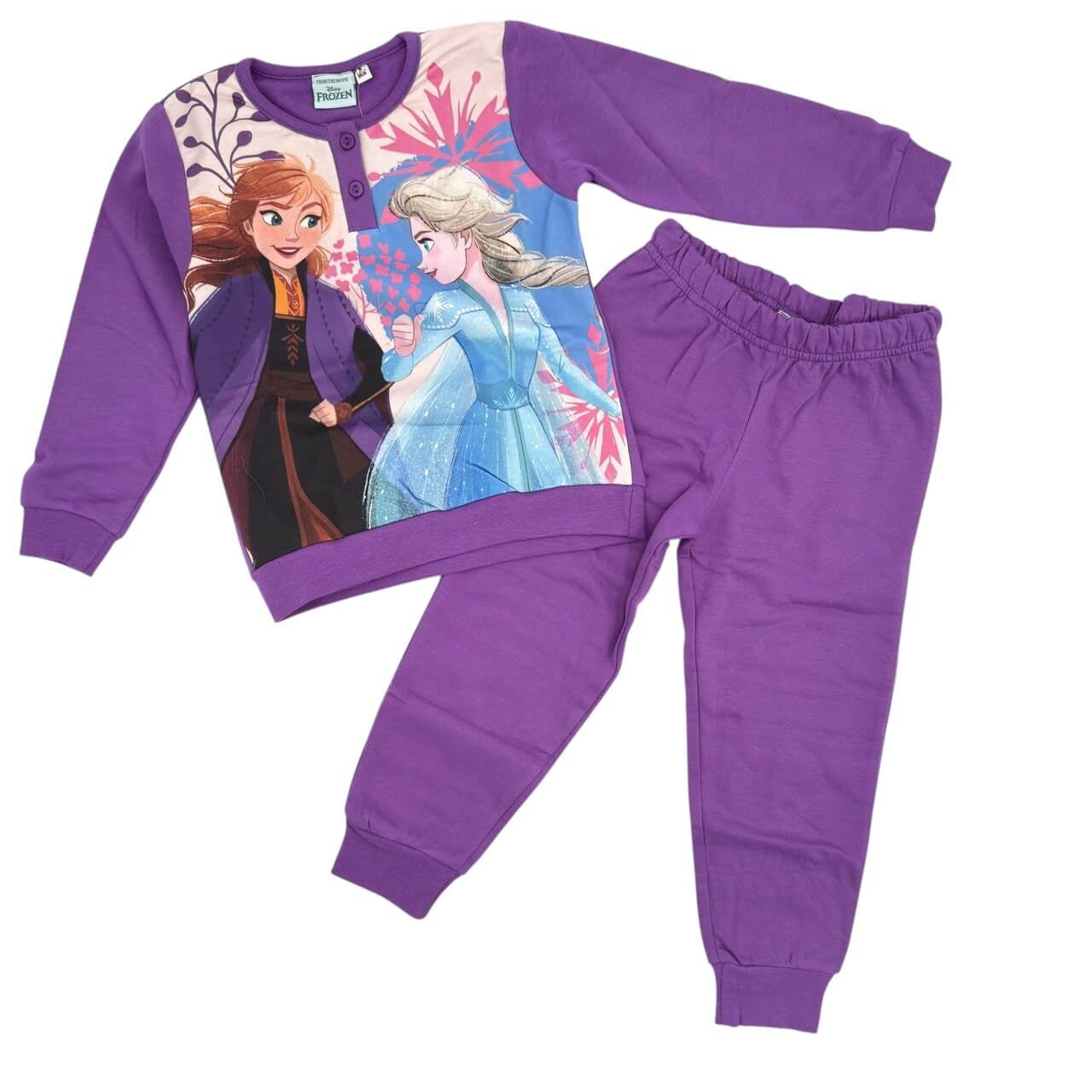 Gefütterter Frozen Pyjama für Mädchen
