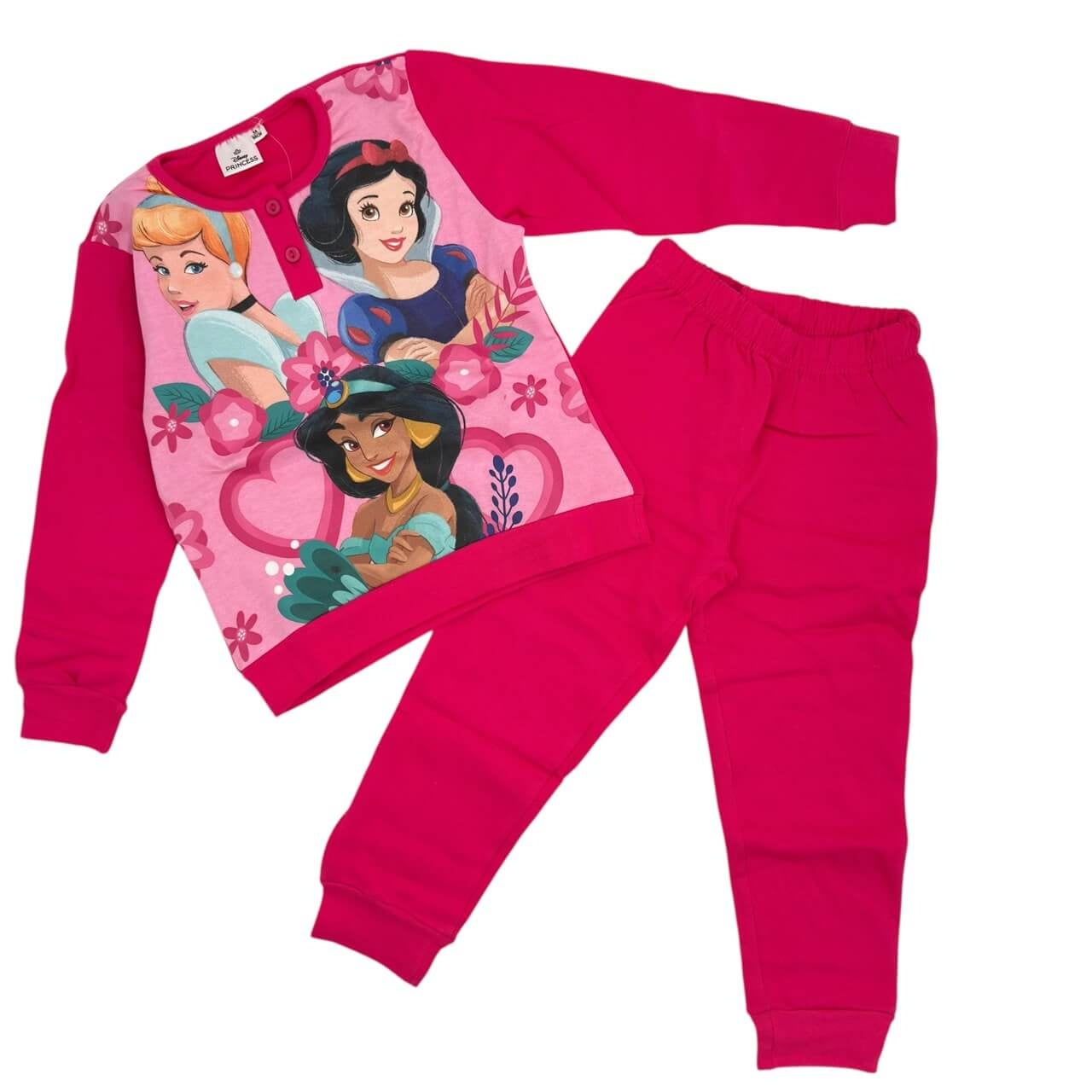 Prinzessinnen-Fleece-Schlafanzug für Mädchen