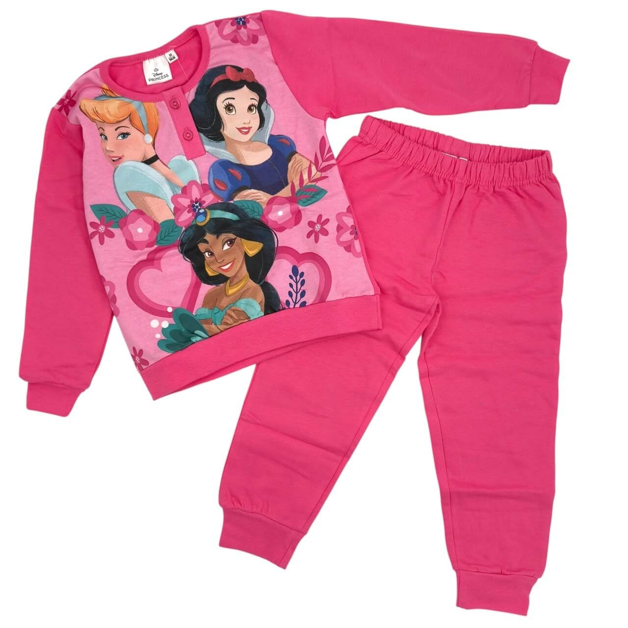 Prinzessinnen-Fleece-Schlafanzug für Mädchen