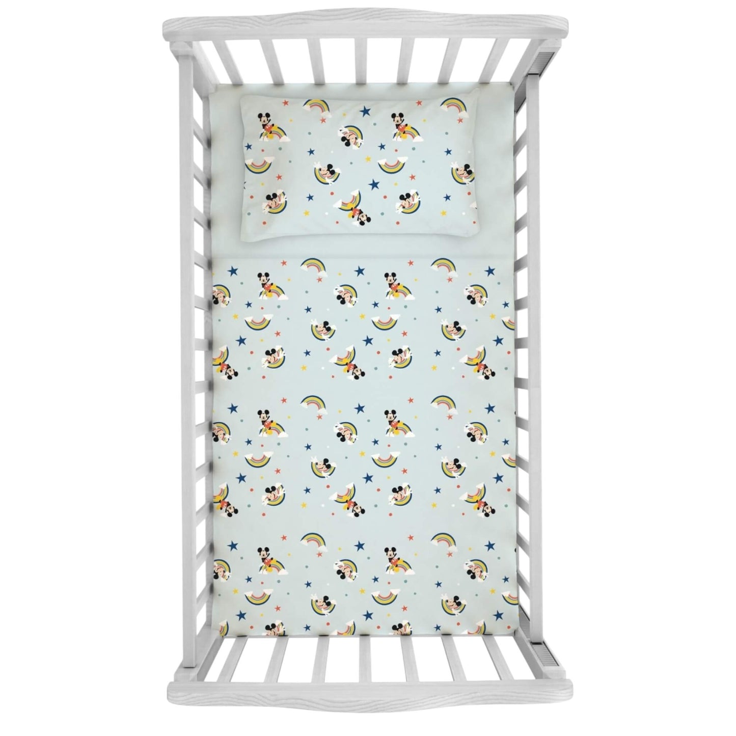 Completo Lettino Mickey Mouse 100% Cotone