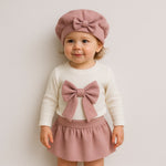 Winter-Baby-Mädchen-Outfit