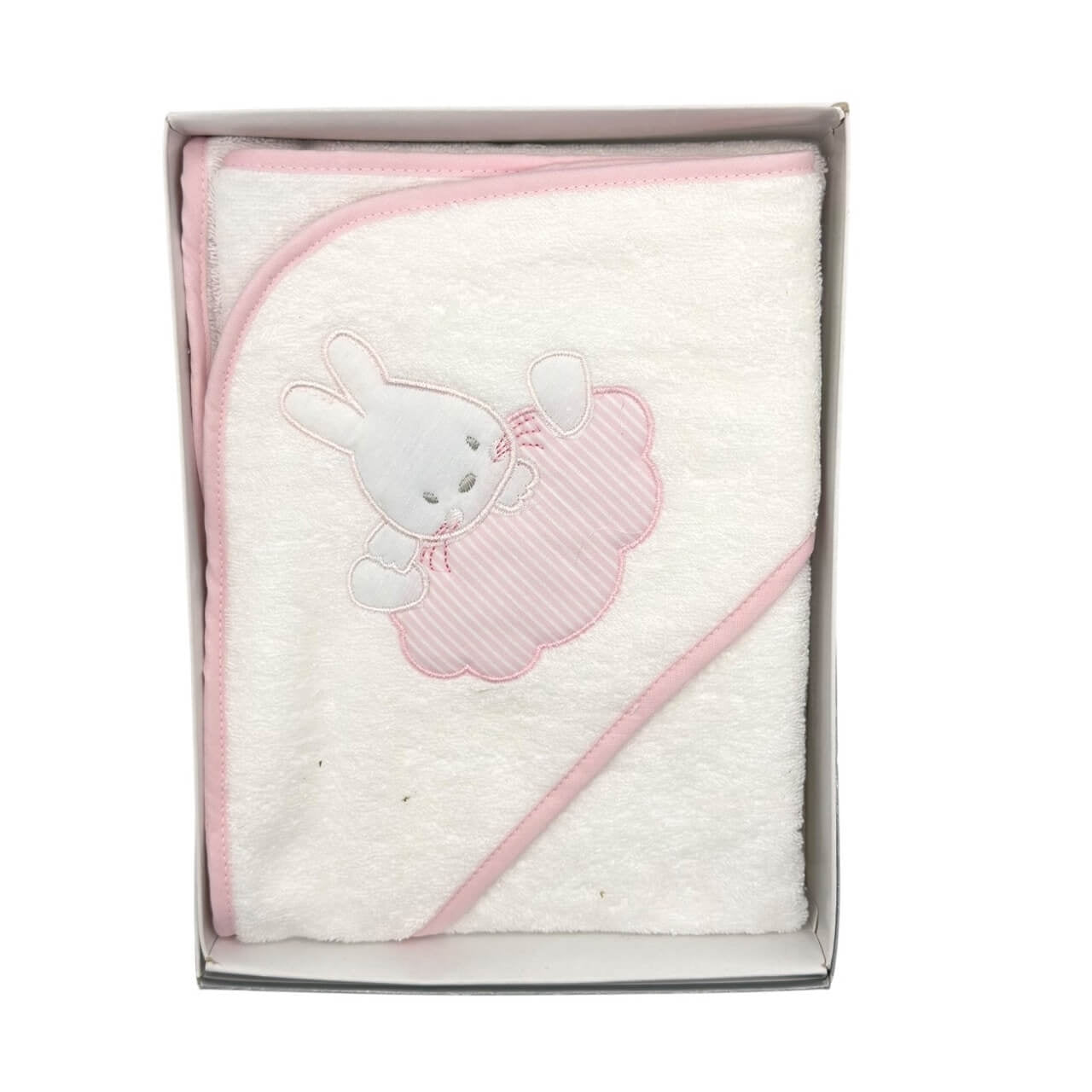 Triangolo accappatoio Ricamato Pastello