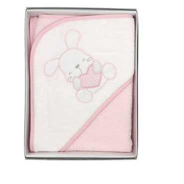 Triangolo accappatoio Ricamato Pastello