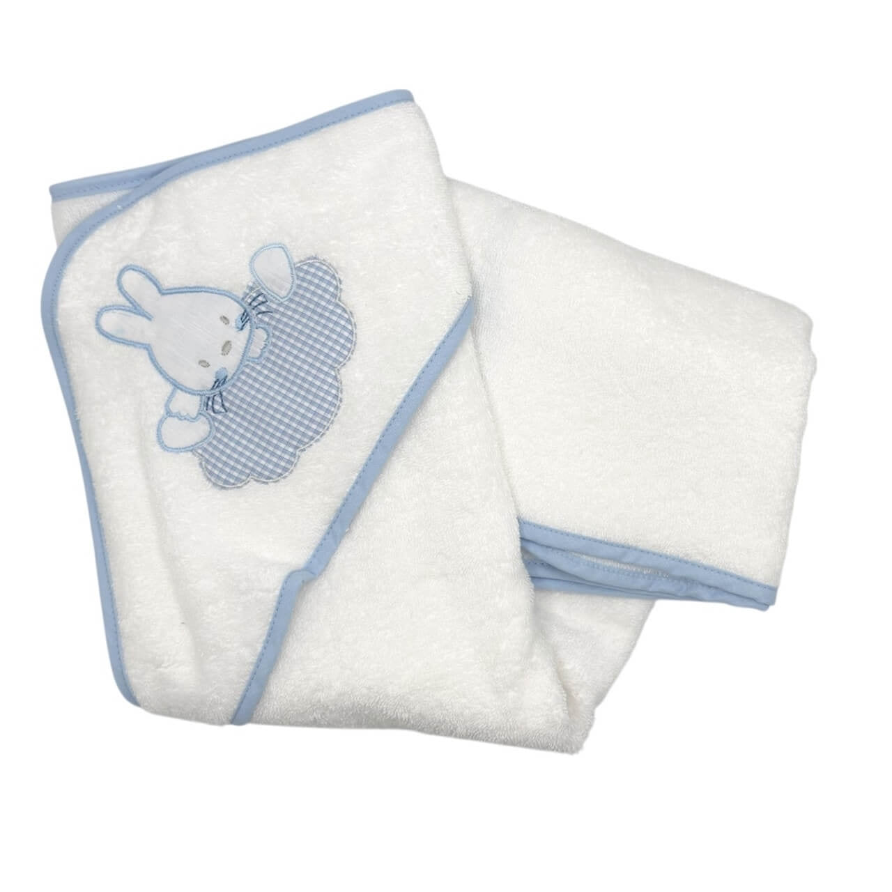 Triangolo accappatoio Ricamato Pastello