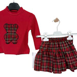 Plüschiges Baby-Mädchen-Outfit