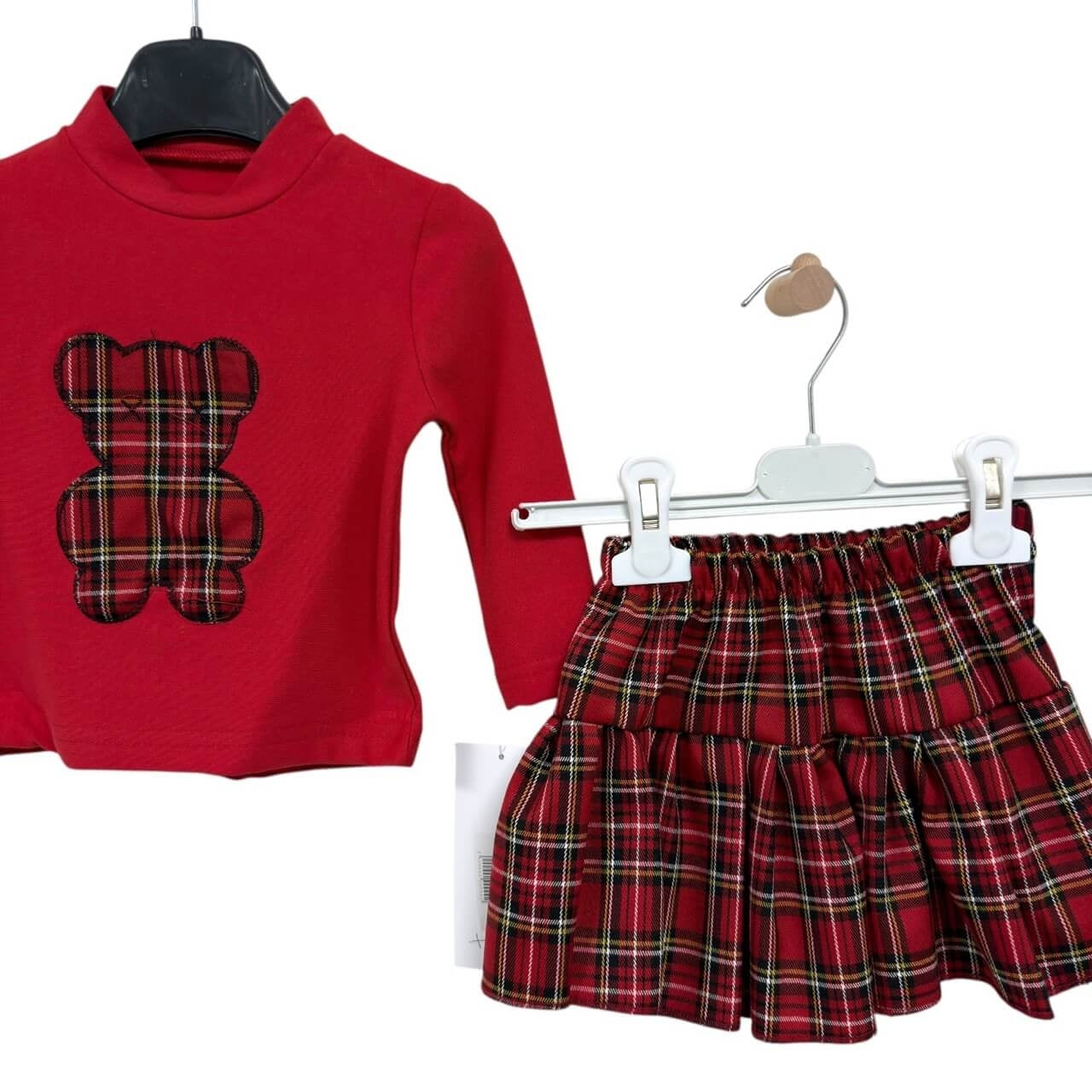 Plüschiges Baby-Mädchen-Outfit
