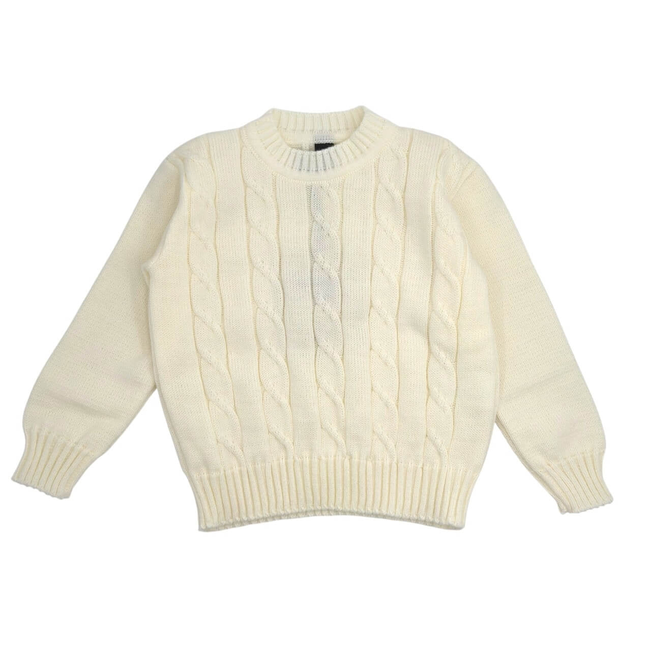 Pullover Zopfmuster Rundhals Baby