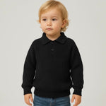 Baby-Pullover mit Polokragen für Jungen