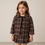 Mädchenoverall aus Flanell