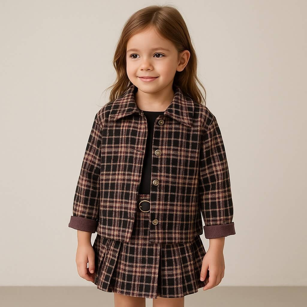 Mädchenoverall aus Flanell