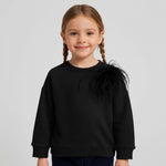 Mädchenpullover mit Applikation