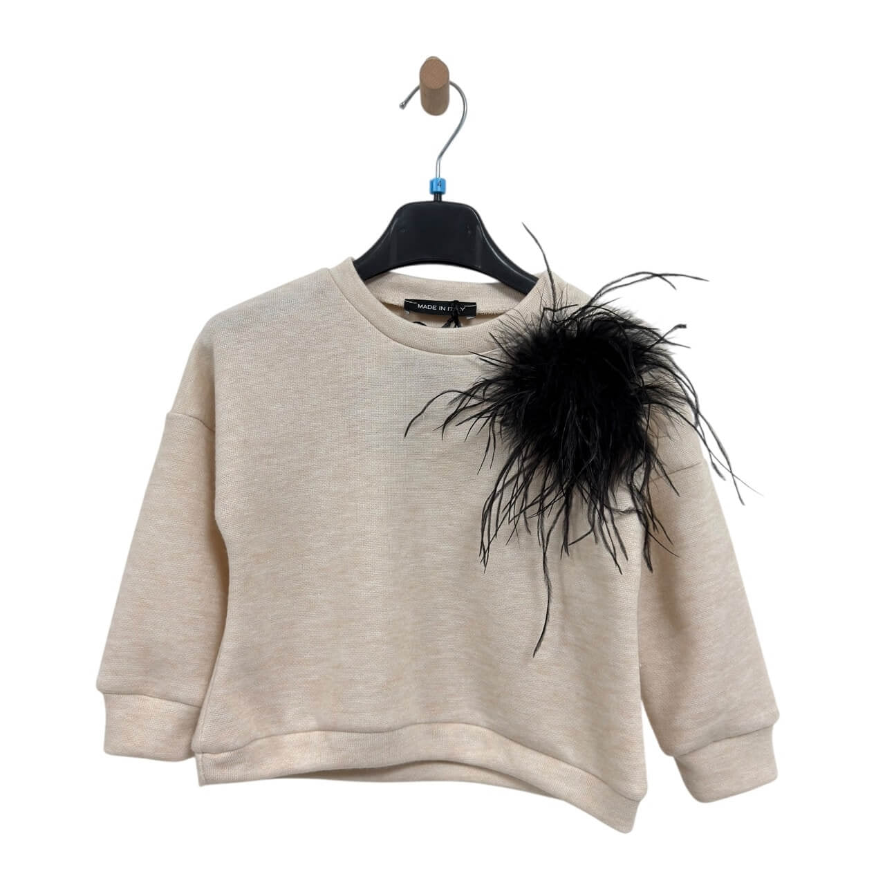 Mädchenpullover mit Applikation