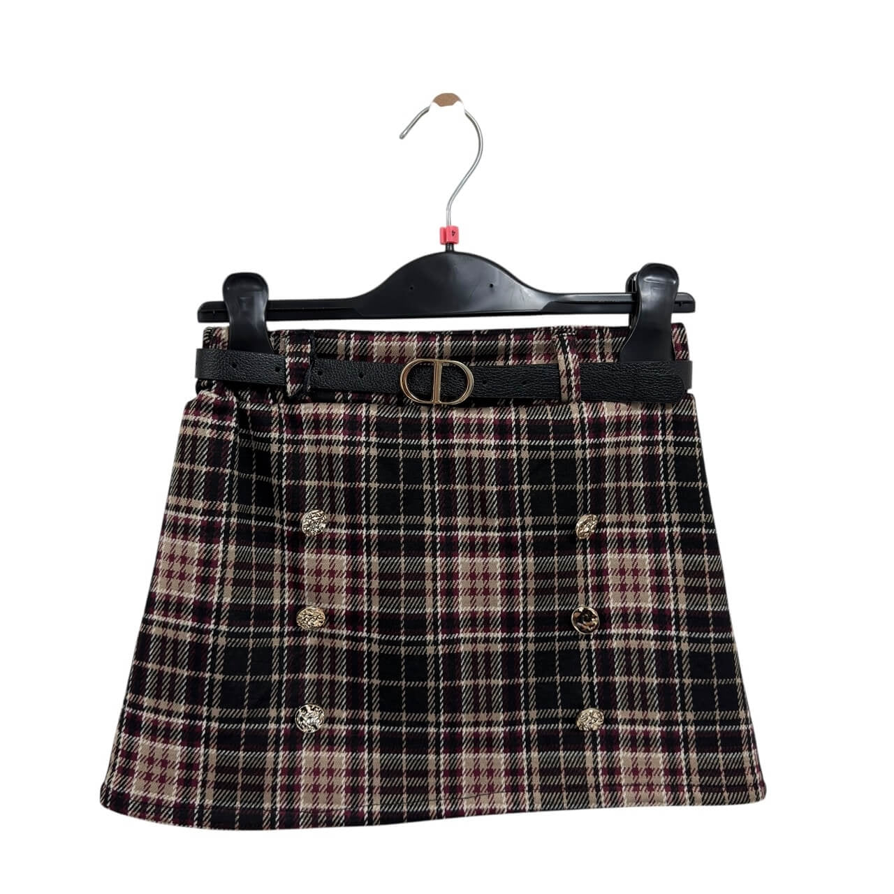 Gonna in Flanella con Cintura