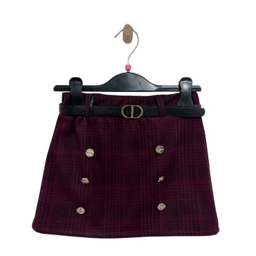 Gonna in Flanella con Cintura