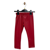 Leggins ecopelle Felpato  Bimba